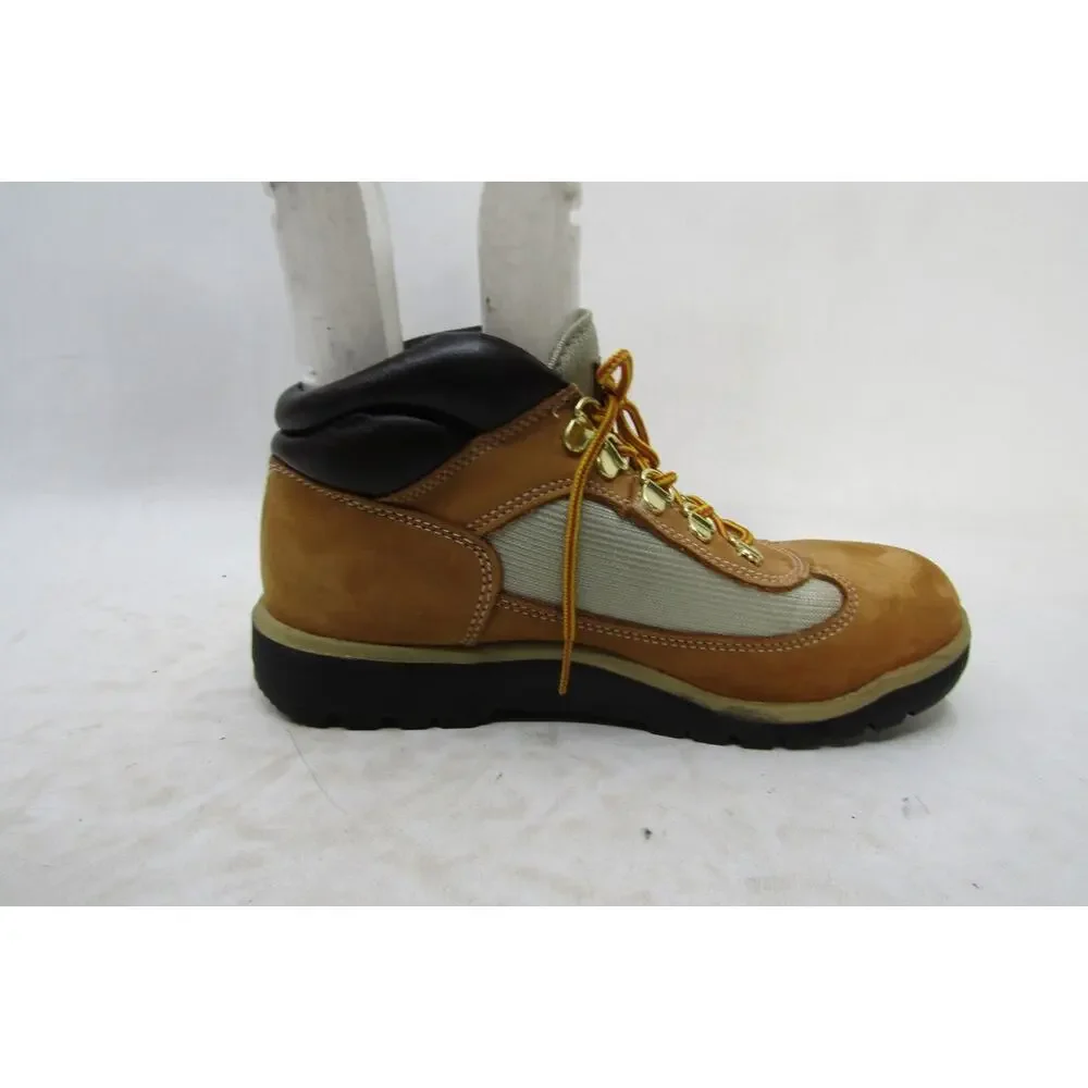 Timberland Youth Size 6 M Brown Leather Lace Up Ankle Casual Boots